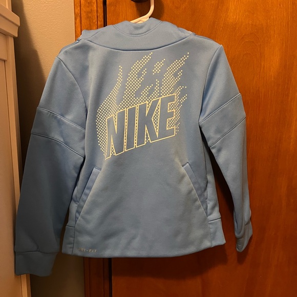 Nike Kids Blue Hoodie - Picture 1 of 4